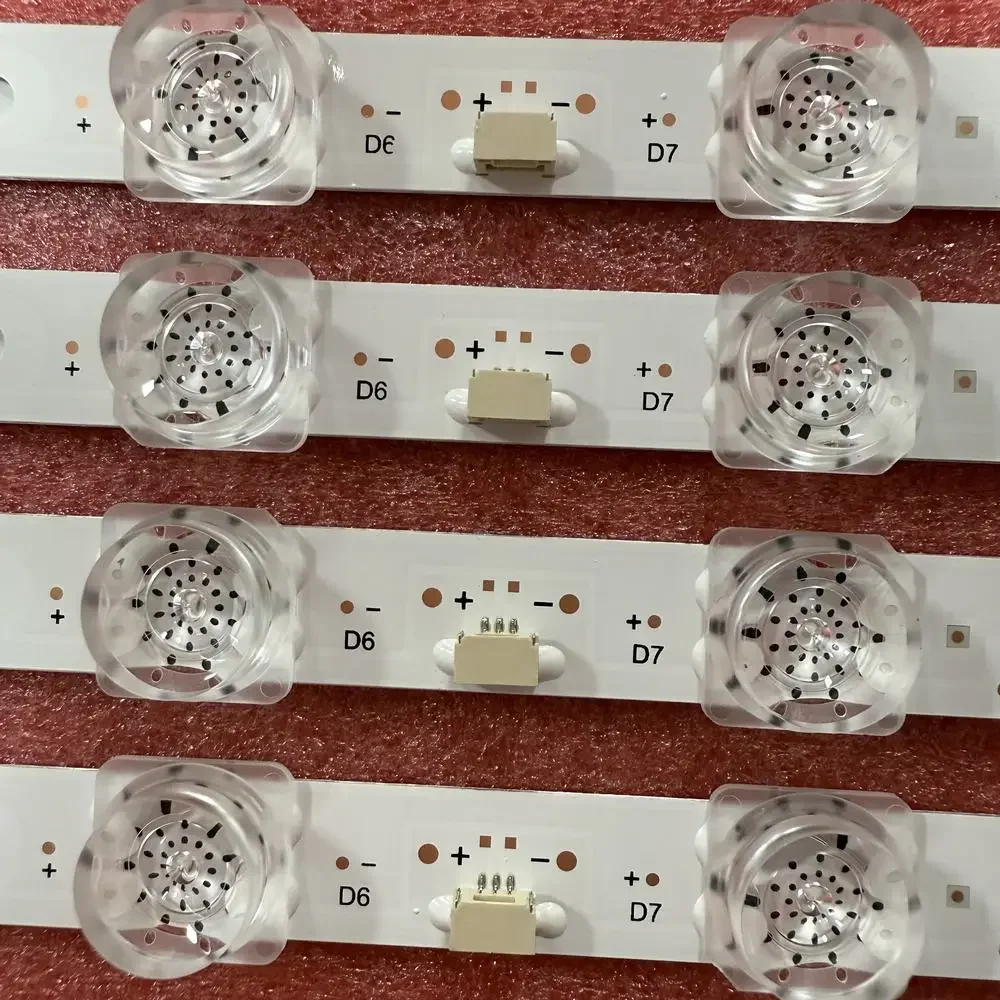 Bande LED Rétroéclairage Pour TV Qil-ive 65" - Compatible Plusieurs Références - Aluminium Dissipateur Thermique - Facile à Installer - Réduit La Fatigue Oculaire - 4
