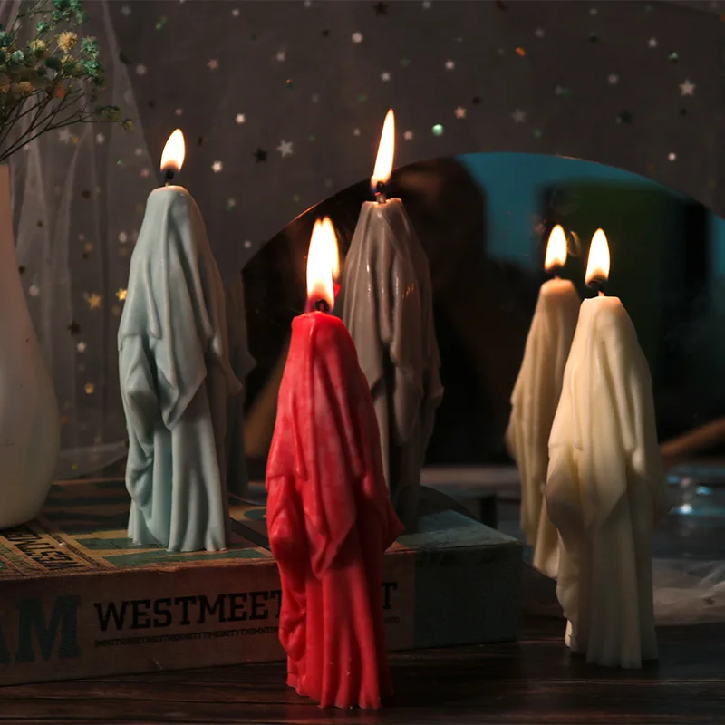 

Handmade aromatherapy candle silicone mold, wizard, suitable for Halloween decorations