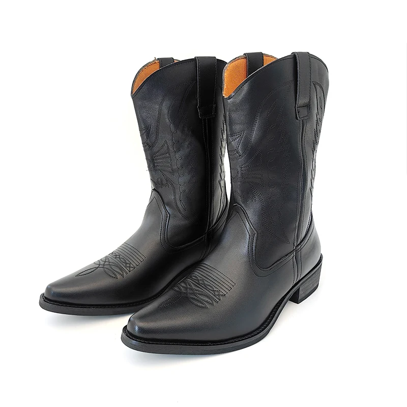 English Style Men's Chelsea Boots Pointed Tips Trendy Brown Work Boots High-end Banquet Dress Boots for Men‘s Free Delivery