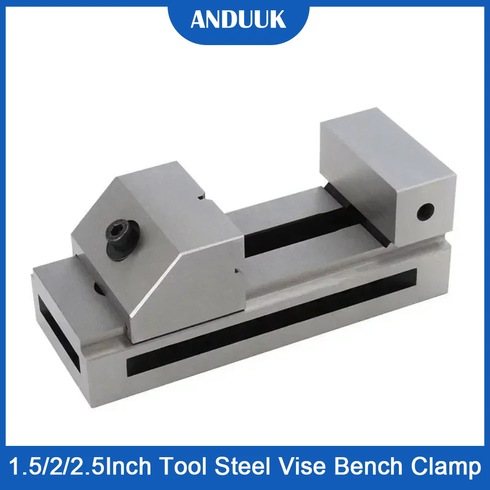 

1.5/2/2.5 Inch High Precision Lathe Vice Tool Steel Vise Bench Clamp For Milling Bench Drill Press Stand MiniEDM Surface Grinder