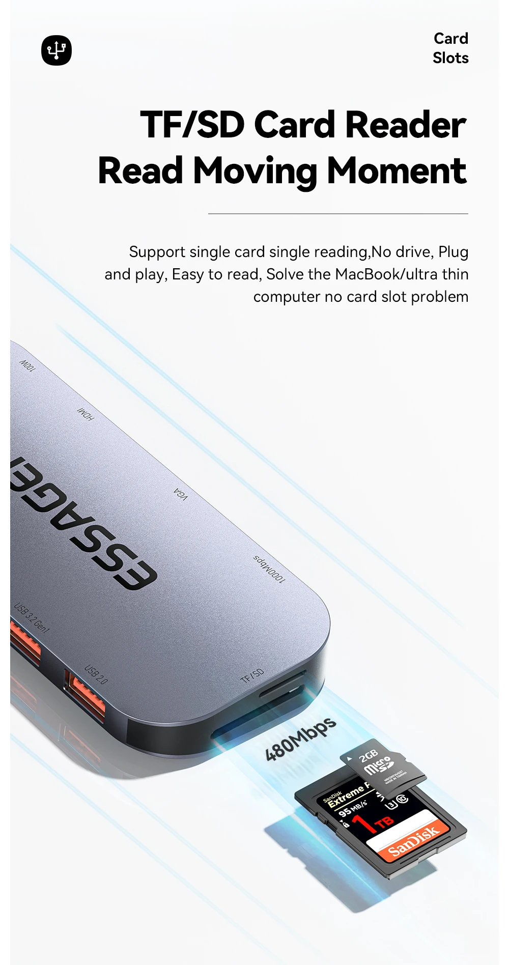 Pro, hub USB 11-em-1, compatível com HDMI,