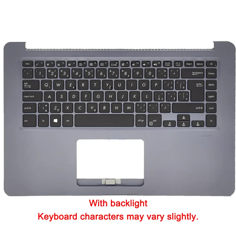 Palm Resto Teclado para Asus S15 S510ua S5100u S510ua X510ua A510u Portátil Capa Superior Case - Imagem 4