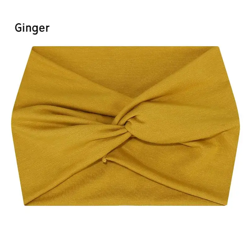 Breites elastisches Stirnband, Haarband, Pilates, Yoga, Fitness, Laufen, Radfahren, Schweißband, Turban, Make-up-Haarreif, Make-up-Kopftuch für Damen – Detail 18