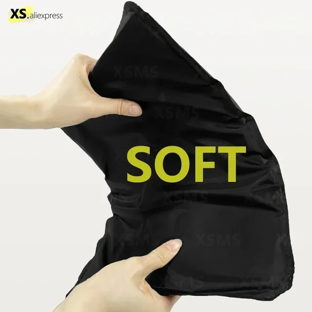 1/2Pcs BulletProof Plate 12"x12" NIJ Level IIIA 3A 0101.06 Soft Ballistic Lowerabdomen/buttocks Inguinal Panel 1/2 Pieces 3