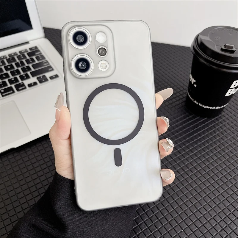 Ultra Clear Slim Matte Translucent Magnetic Case