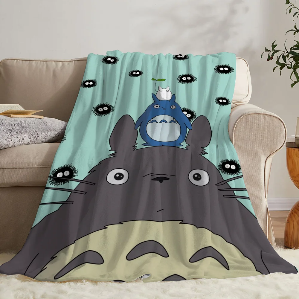 TotoroS Knitted Blanket Throw Throws Blankets for Sofa Luxury Bedding Funny Blanket Oversized 200x300 Beach Towel Fluffy Plaid 3