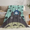 TotoroS Knitted Blanket Throw Throws Blankets for Sofa Luxury Bedding Funny Blanket Oversized 200x300 Beach Towel Fluffy Plaid 3