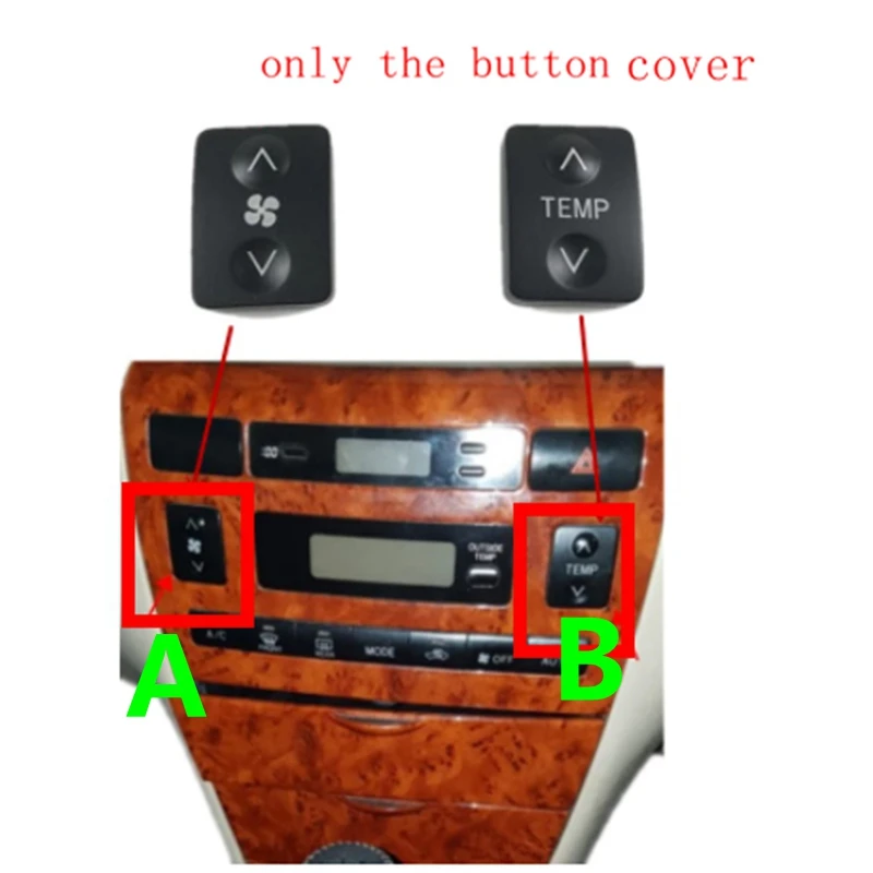ForToyotaCorollaAirConditioningPanelTEMPSwitchCoverTemperature