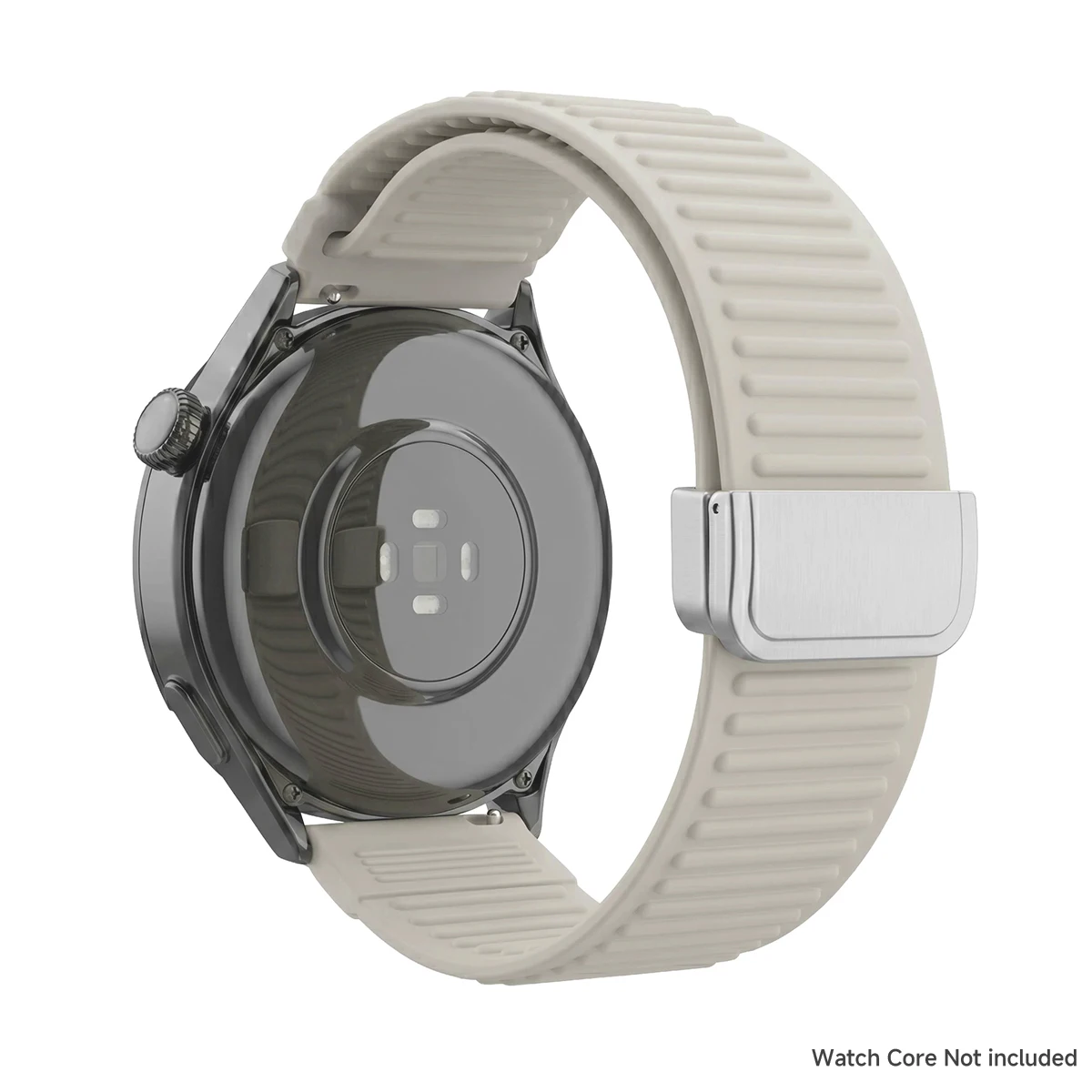Silicone Magnetic Band – Versatile 20mm 22mm Loop Strap Bracelet