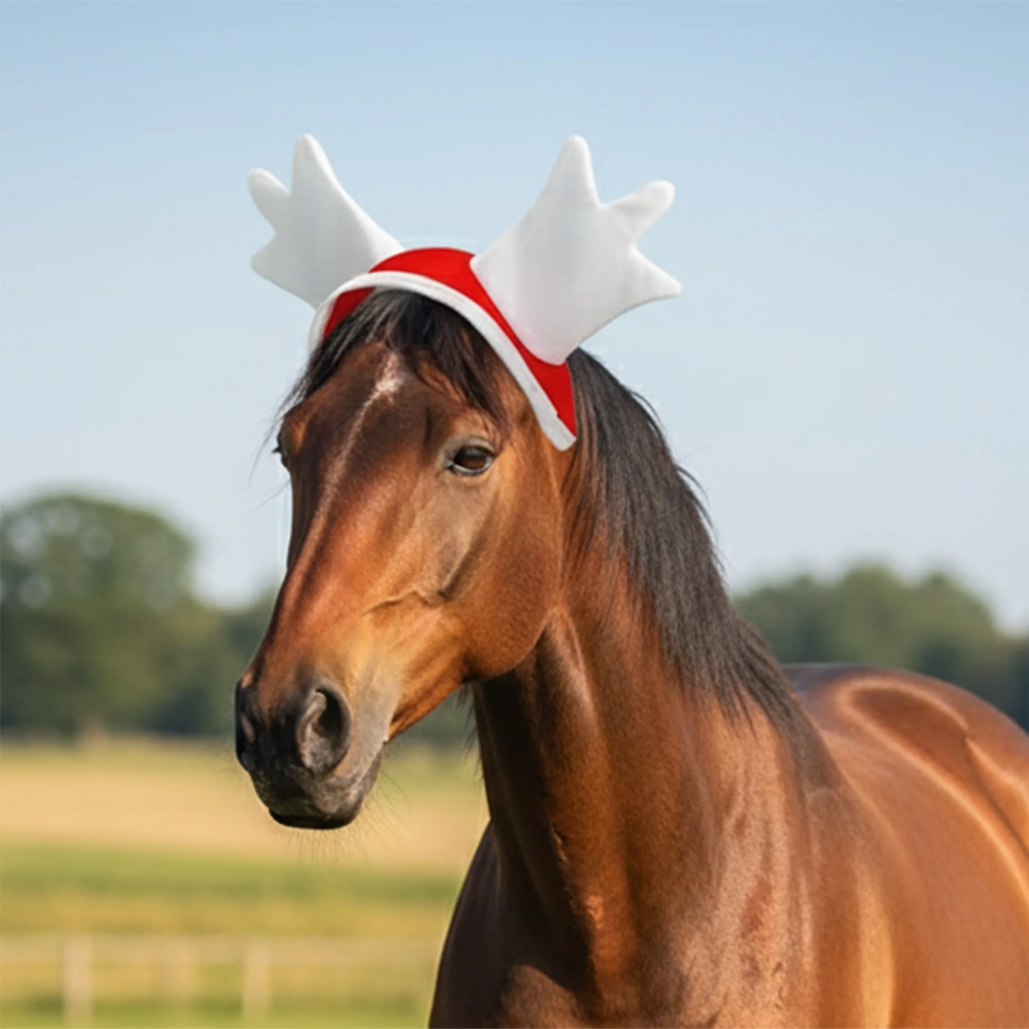 Christmas Pet Costume Set Red and White Santa Suit with Reindeer Antlers and Holiday Accessories for Festive Party Fun and