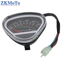 Comprehensive Speedometer and Odometer Gauge Instrument (Silver)