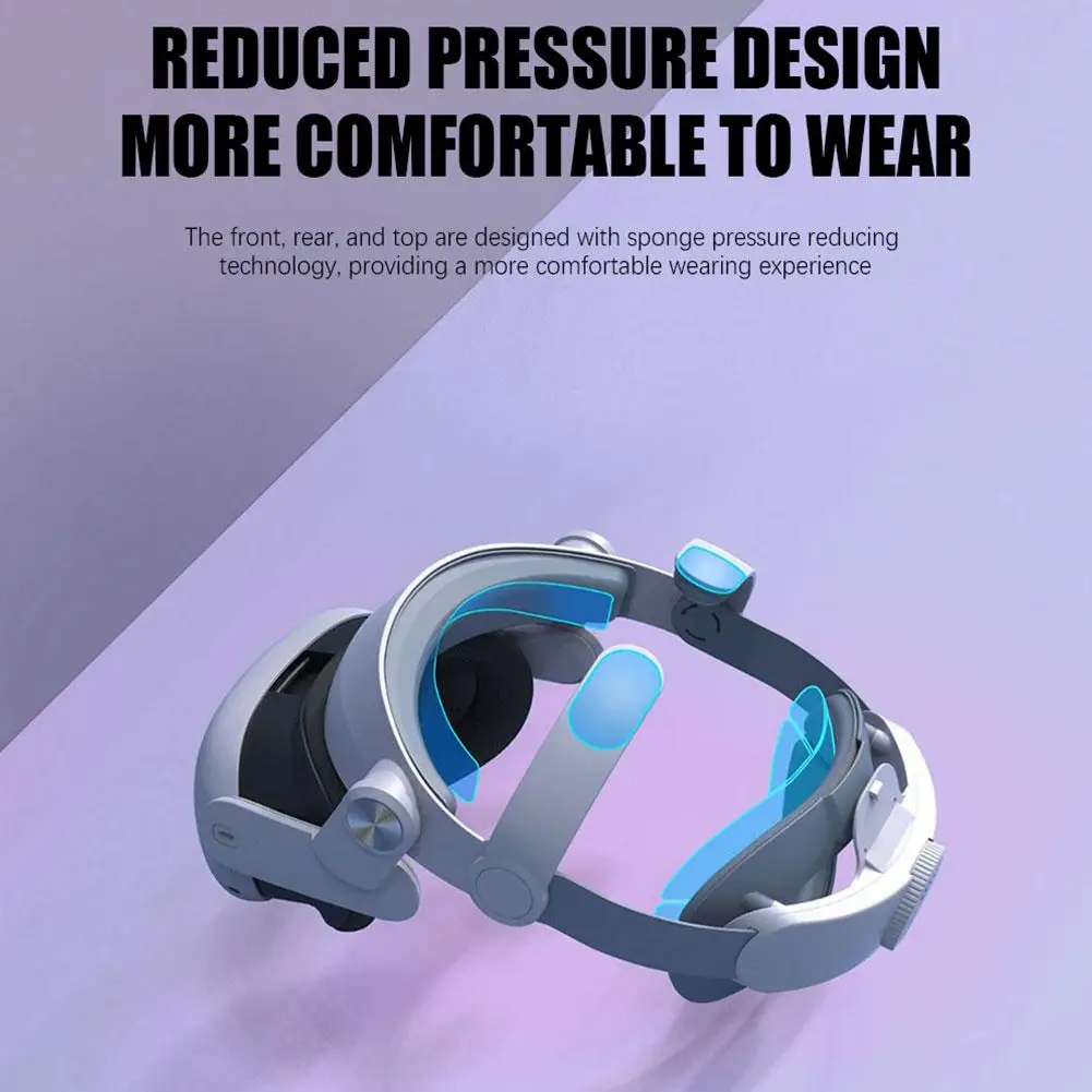 

Strap For Quest 3 Replacement Band Elite Strap Reduce Pressure Comfortable Wear For Meta Quest 3 Vr Accessorie F3r0