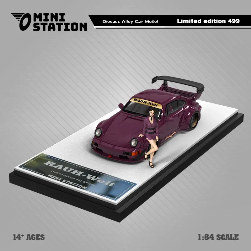 

Mini Station 1:64 RWB 964 Metallic Purple Model Car