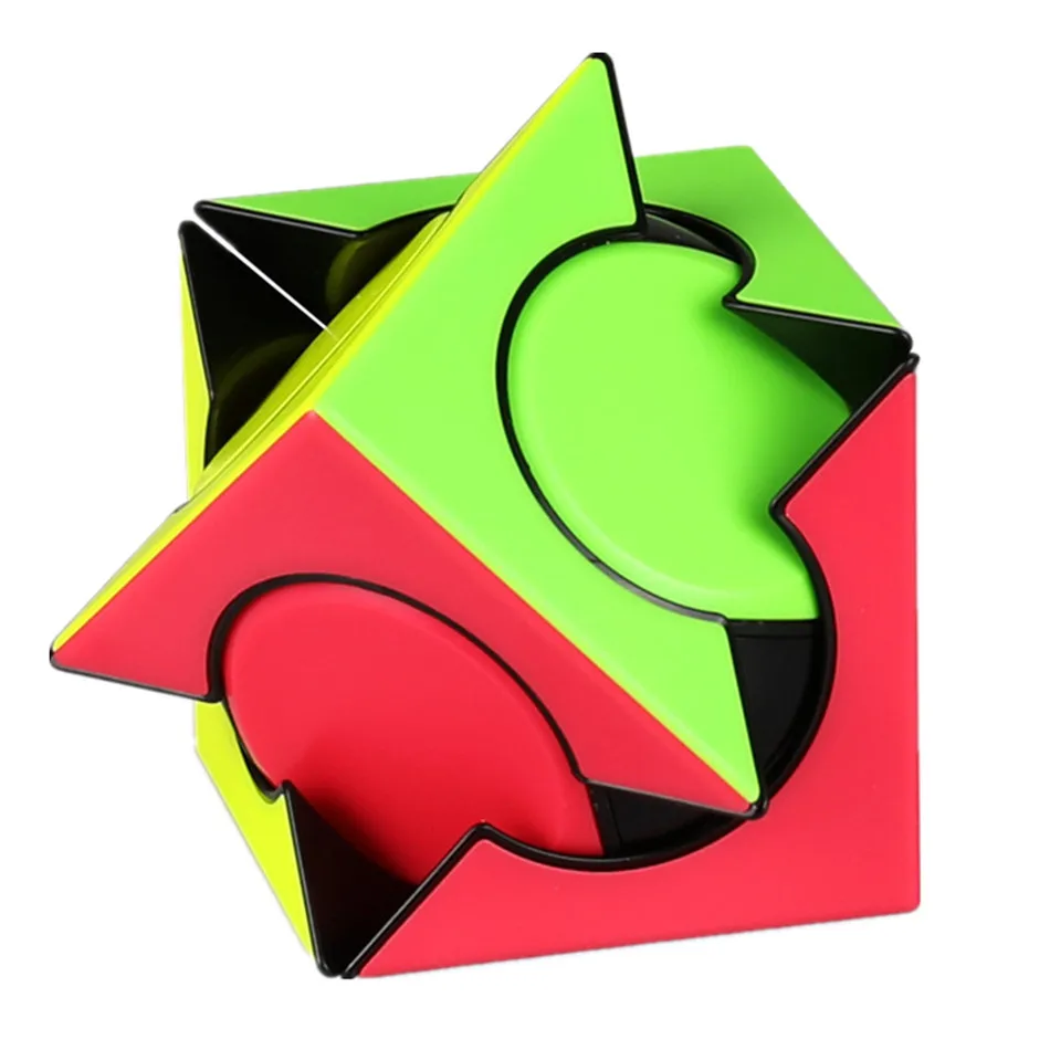 QiYi Six Spot Speed Magic Cube Strange-shape Magic Cube Professional FangYuan Puzzle Children Gift Educational Toy  Cube Puzzle