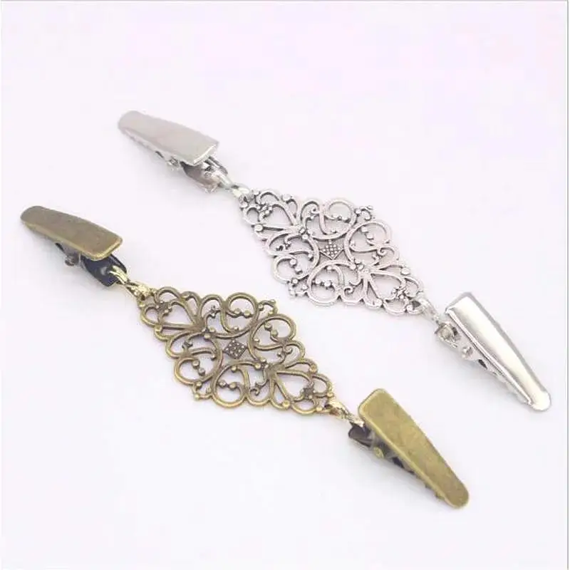 New 2025 Clip Brooch Sliver PinNew Cardigan Brooch Fasteners For Clothes Clothespins Scarf Buckle Holder Women Dress Jewelry