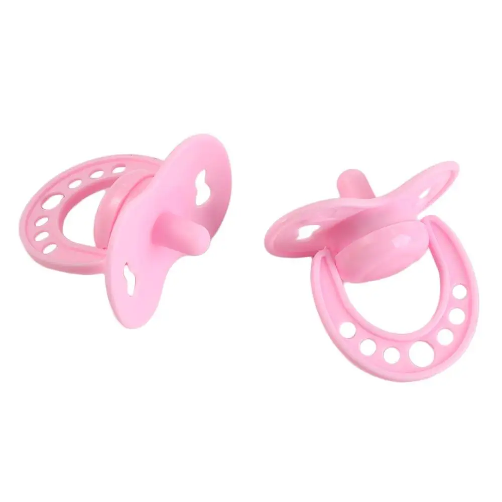 Pretend Play Doll Pacifier Games Toys DIY Decoration Miniature Pacifier Pink Feeding Pacifier Toy Doll Accessories