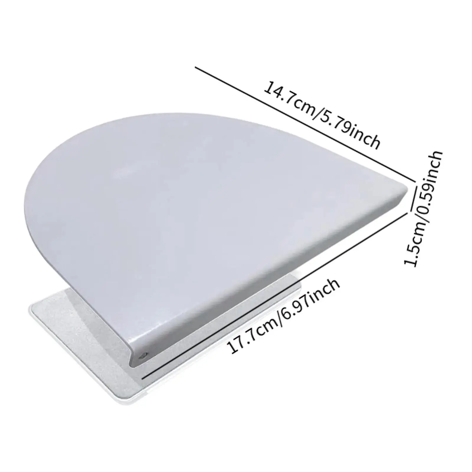 Monitor Mount Reinforcement Plate, No Scratch Reinforcement Bracket Mount Plate for Grommet Monitor Arms