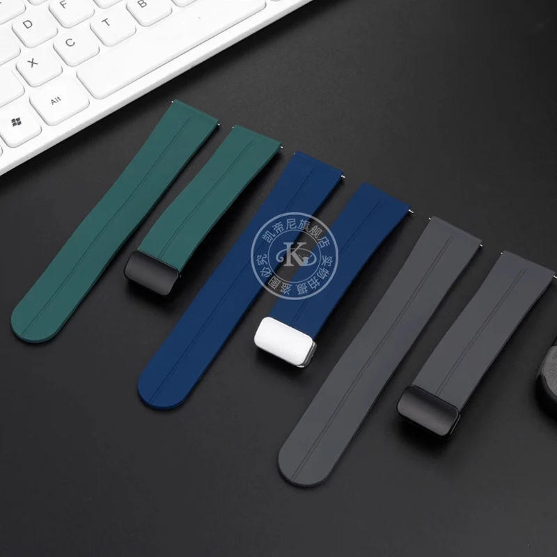 Premium Silicone Magnetic Watch Strap - Waterproof, Durable, and Comfortable