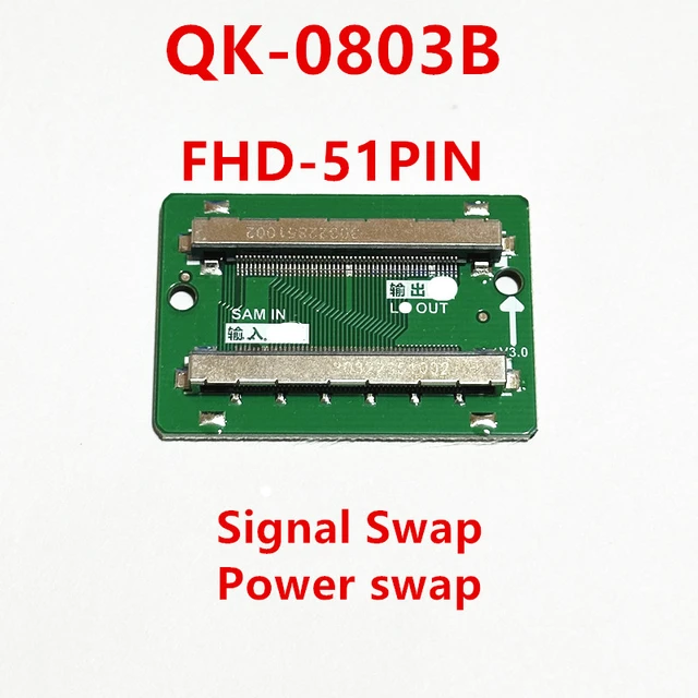 51 Pin FHD to 30 Pin HD LVDS Adapter Board FFC FPC LVDS Converter