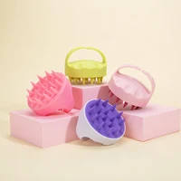 Shampoo Head Scalp Massage Brush Silicone Soft Skin Friendly Hair Washing Massager Comb SPA Massage Brush Beauty Hair Tool Salon 2