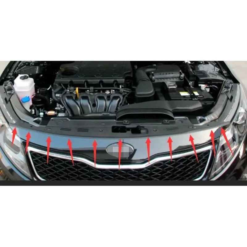 

Front Bumper Strip Hood Rubber Sealing Strip 2011-2015 For Kia Optima 86357-2T000 863572T000 Replacement Parts Accessories