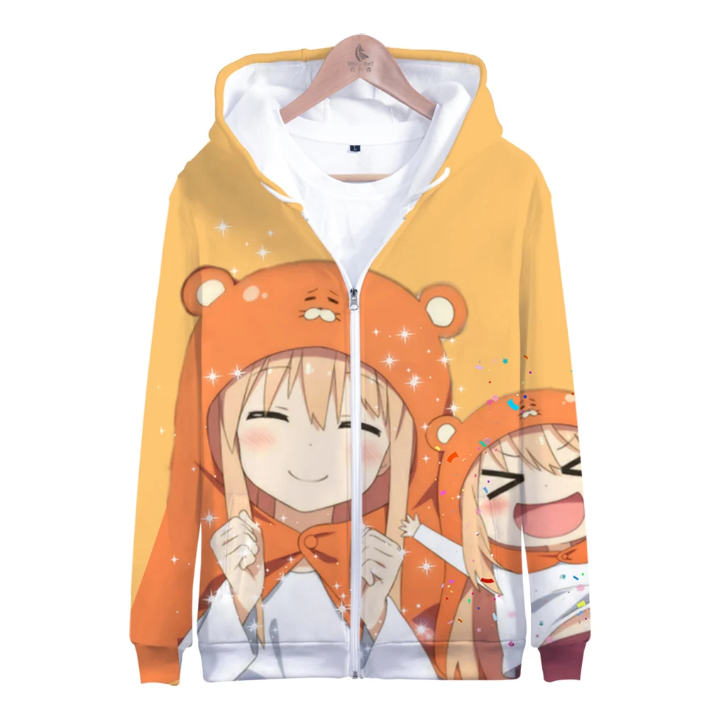 

2022 аниме Himouto Умару Чан толстовки на молнии мужские женские модные с капюшоном Новые Модные Повседневные уличные Пуловеры Одежда