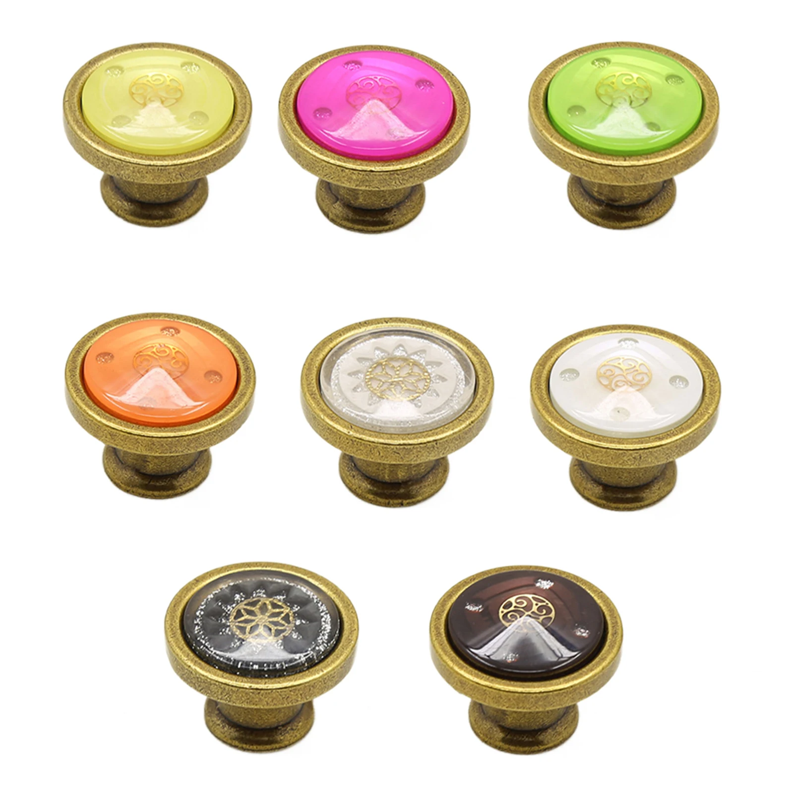 Retro Antique Drawer Handles No Fading High Quality Zinc Alloy Suitable for Bookshelf Cupboard