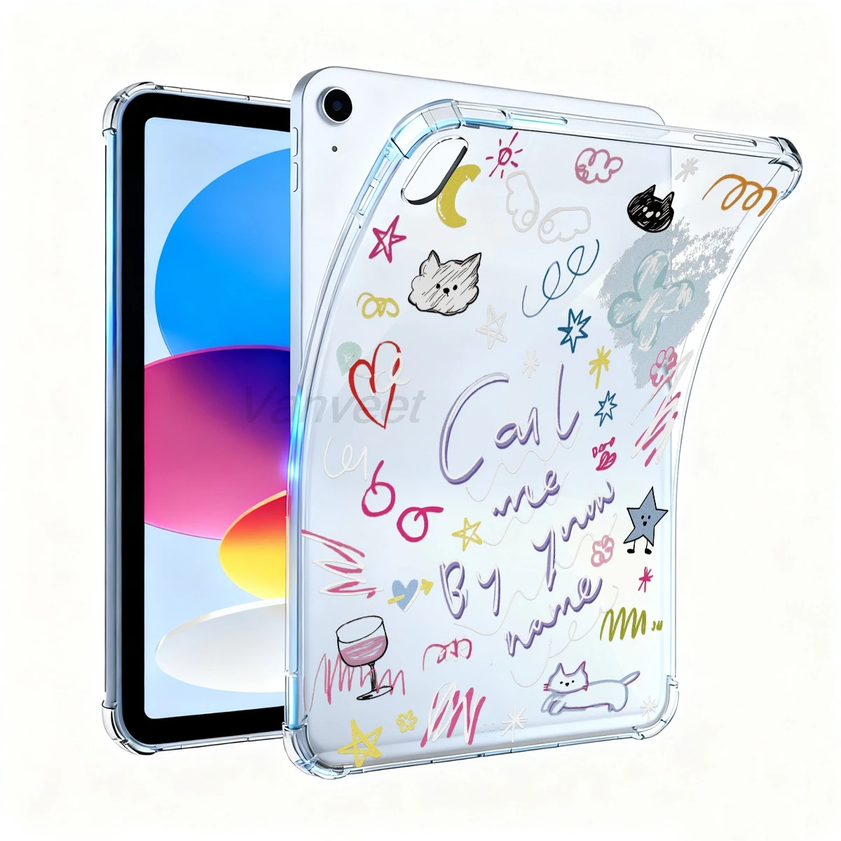 Transparent Silicone Tablet Case