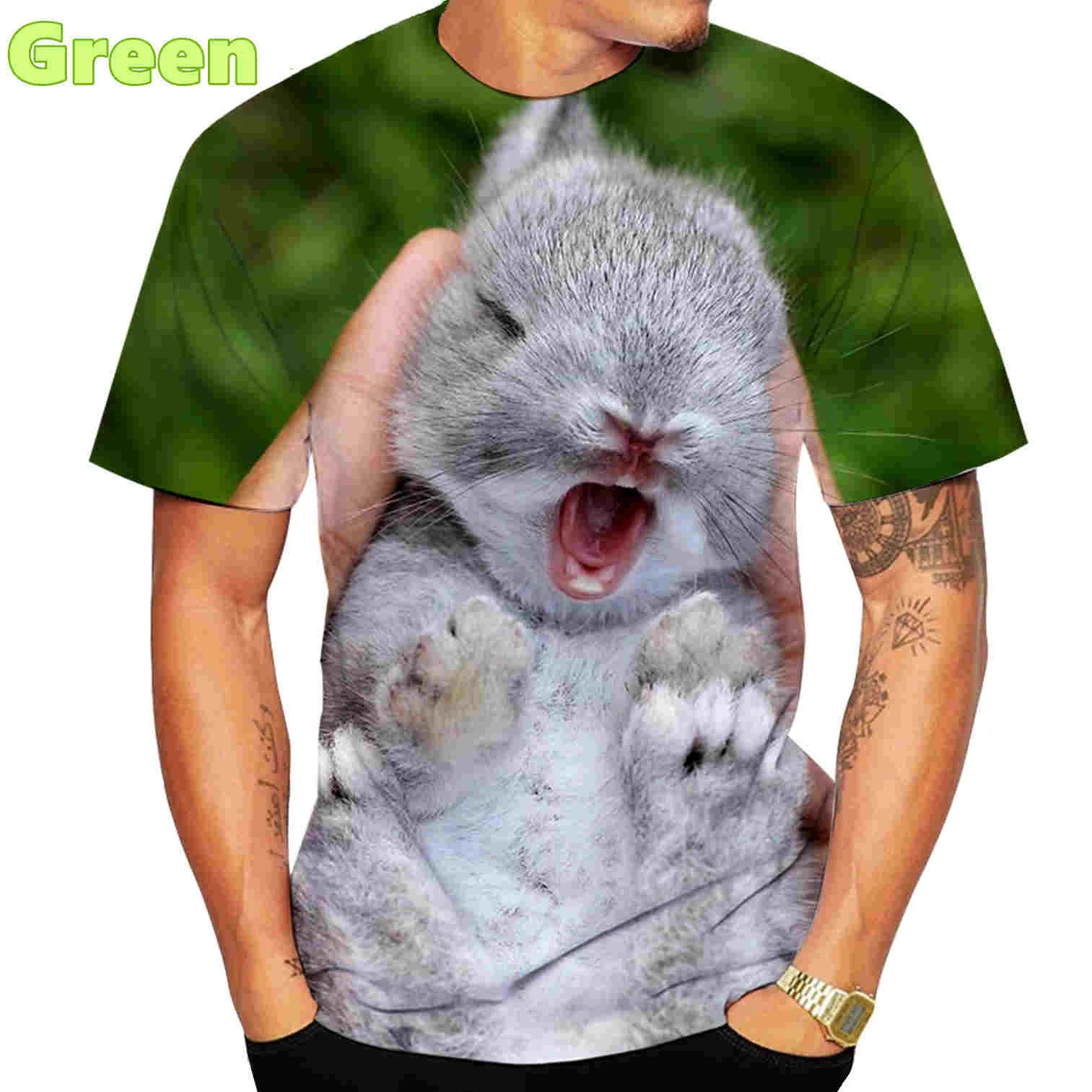 

Newest Fashion Easter Rabbit T Shirt Men/women 3D Printed T-shirts Short Sleeve Harajuku Style Tshirt Streetwear Summer Tops
