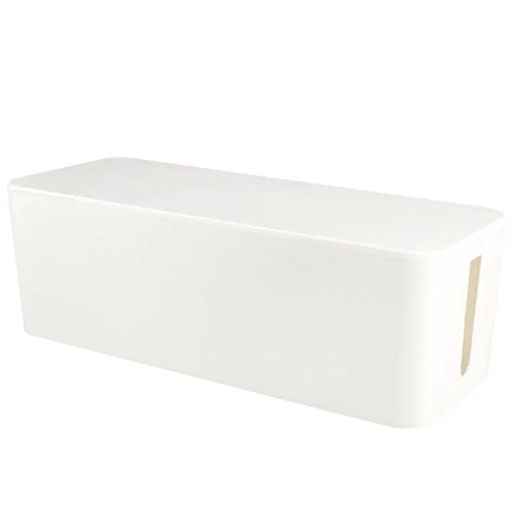 프리미엄 플라스틱 케이블 정리함 대형 사이즈 (케이블, 멀티탭, 어댑터, 코드,..