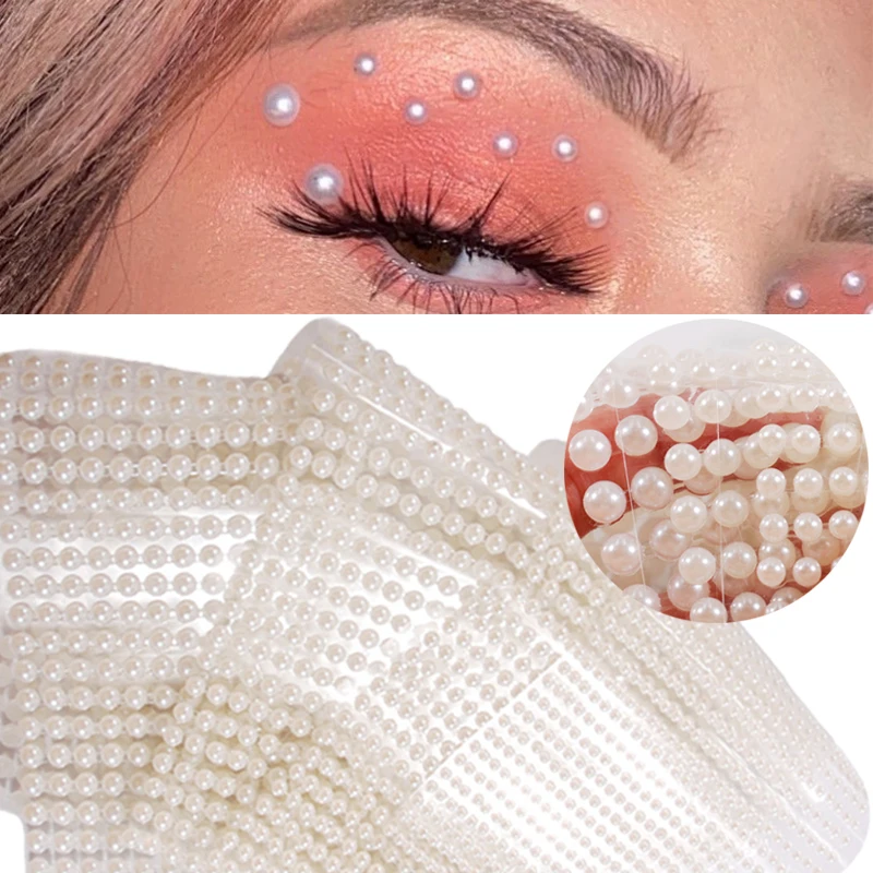 Buy Face Jewels Eye Gems Bling Rhinestone Stickers Makeup Rhinestones for  Eyes Self Adhesive Face tattoo Clear Round Crystal Body Nail Gem Tears  Acrylic Stick on for Women Girls 4 Mixed Sizes