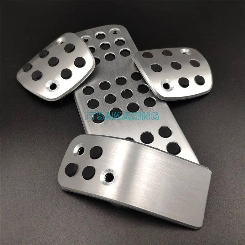 Car Modified Pedal Gas Footrest Plate Pad Cover For Citroen C2 2007~2012