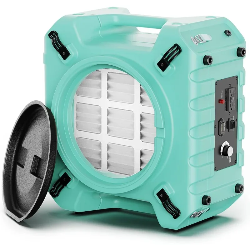 

Промышленный воздухоочиститель ALORAIR PureAiro HEPA Pro 770, трехступенчатая система фильтрации, выход GFCI, отрицательная машина, воздушный скребок