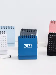Календарь 2022, простой черный, белый, серый настольный календарь, двойной ежедневный календарь, настольный планировщик, органайзер для распи...