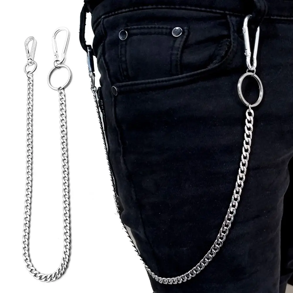 

Pant Chain Hipster Street Long Chains Big Ring Stainless Steel Wallet Chain Key Chains Belt Chain Trousers Chains