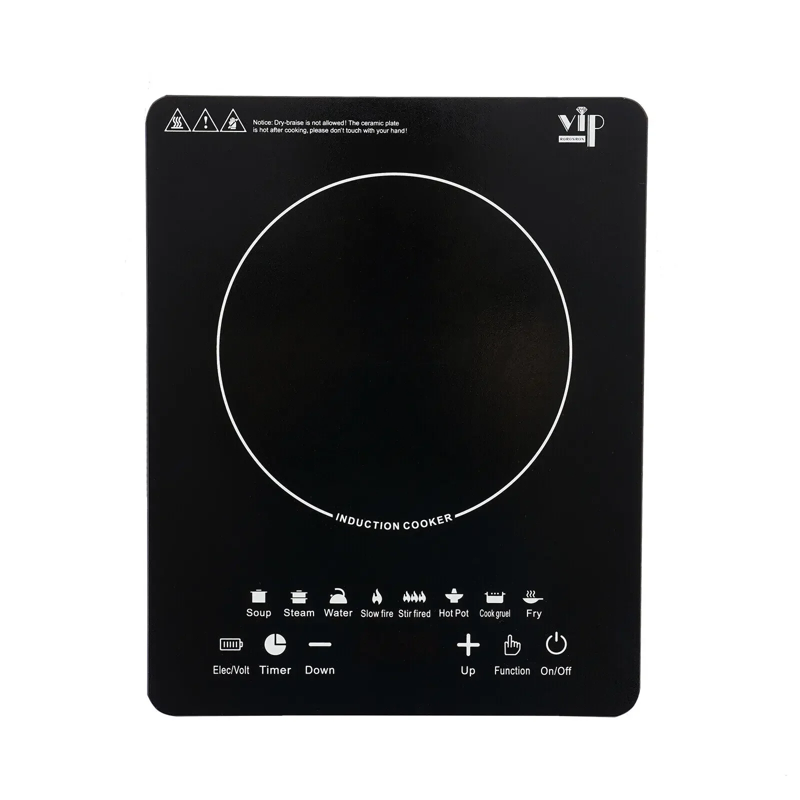 Portable Induction Cooktop 750W Single Burner Induction Cooktop Hot