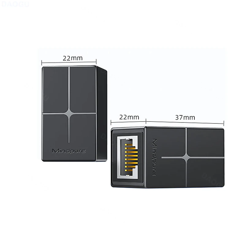 Cat 7 6 5 RJ45 인터페이스 커넥터 이더넷 케이블 연장 어댑터 네트워크 케이블 연장 컨버터 (암-암)