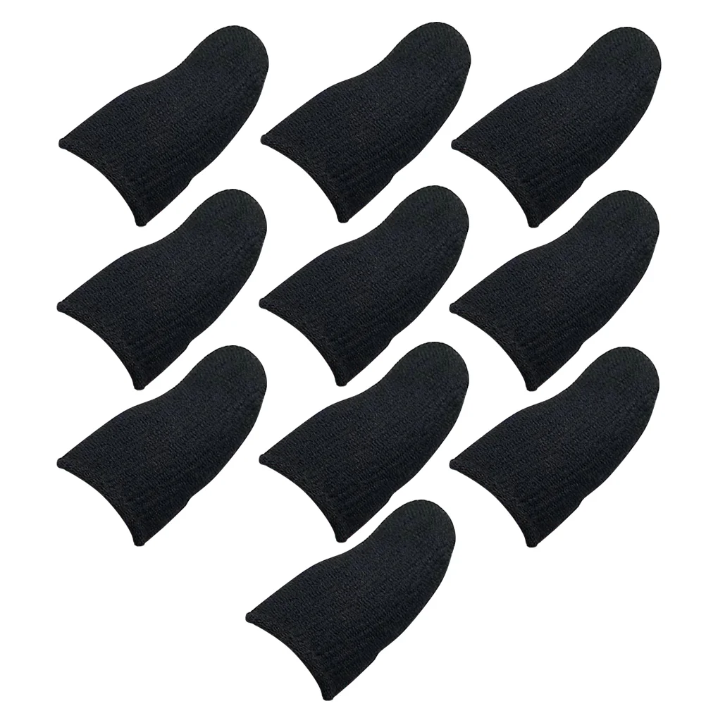 

Gaming Finger Sleeve Touchscreen Finger Sleeve Cots Anti Sweat Breathable Touchscreen Finger Sleeve for Mobile Games 10pcs
