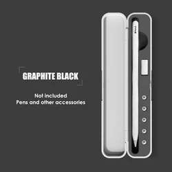Sleek Portable Storage Case for Stylus Pens and Accessories (Black)