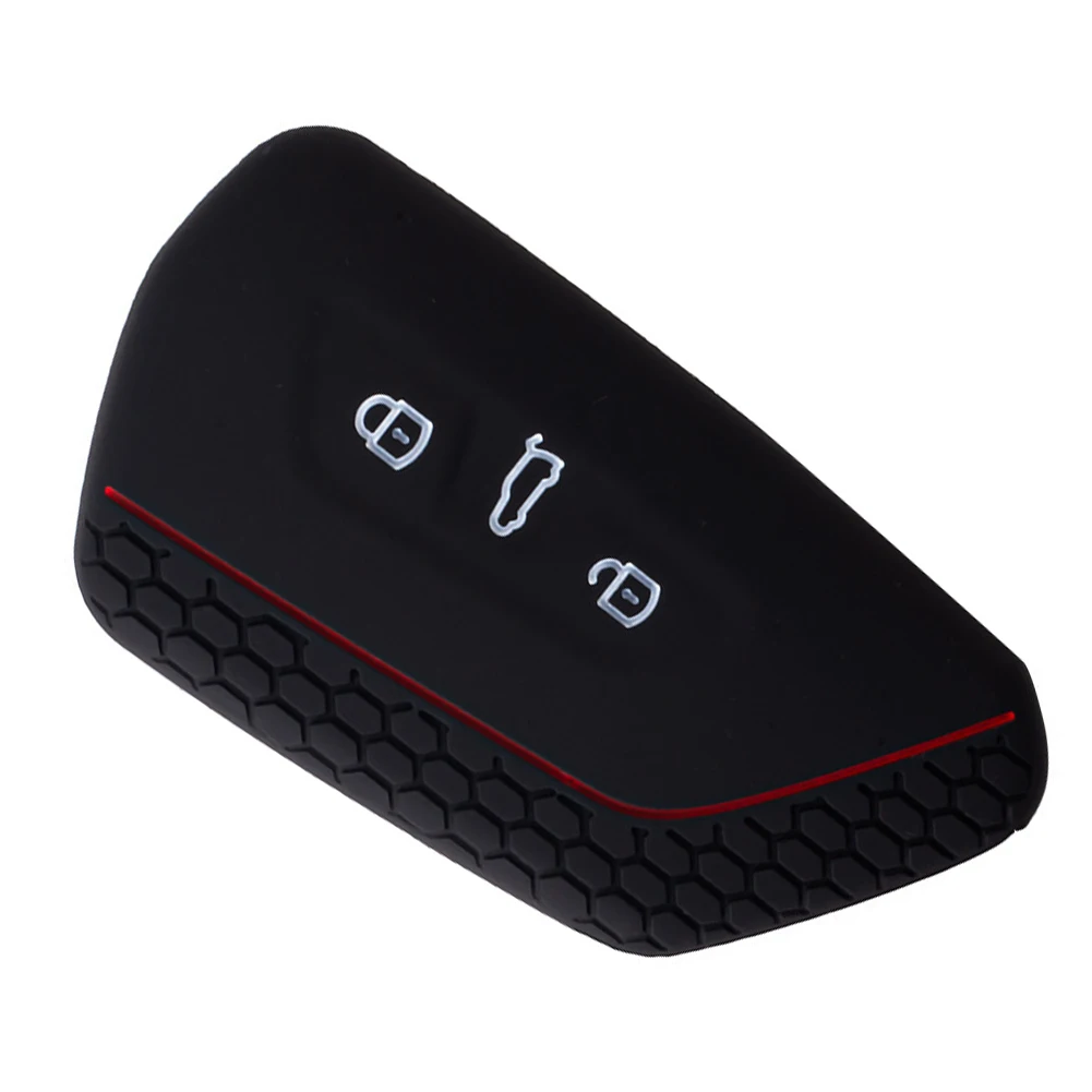 2 Pack Silicone Key Fob Case for Golf 8 and Skoda Enyaq IV Non Slip Design for Enhanced Grip and Functionality Key Case Key Case Cover Car Key Shell