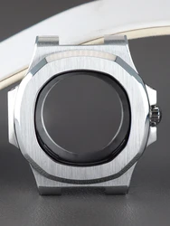Premium Sapphire Crystal Glass Watch Case with Waterproof Protection, 39.5mm Watchband Parts for NH35 NH36 (Only case)