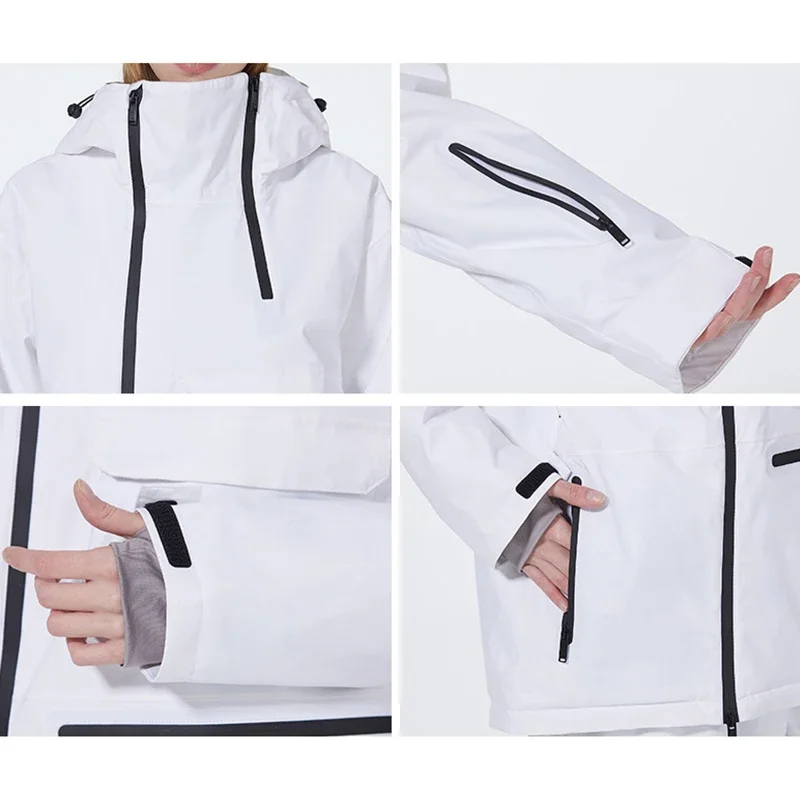 男性と女性のための防水スキーセット,スノーボードスーツ,防風スノー