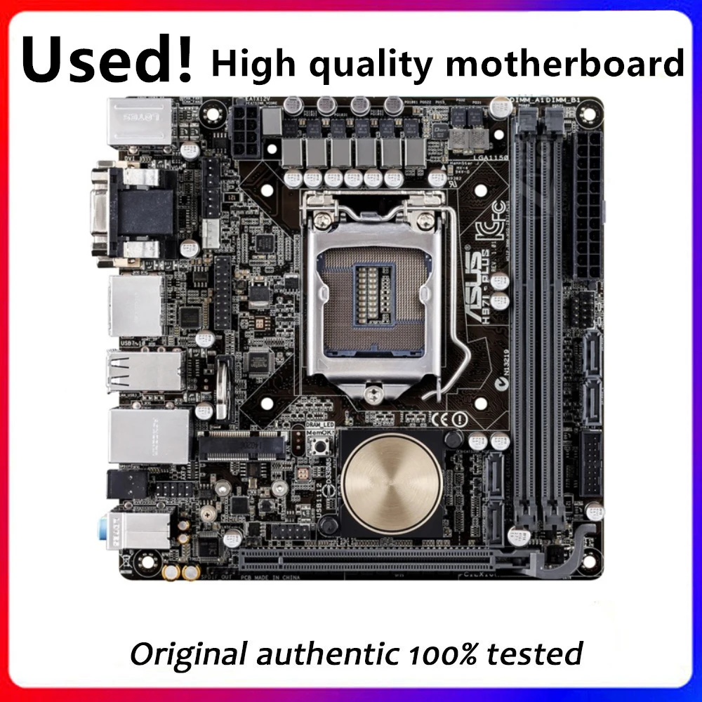 Per Scheda Madre Desktop Asus H97I-Plus H97 Lga 1150 Per Core I7 I5 I3 Sata3 Usb3.0 Scheda Madre Usata Originale