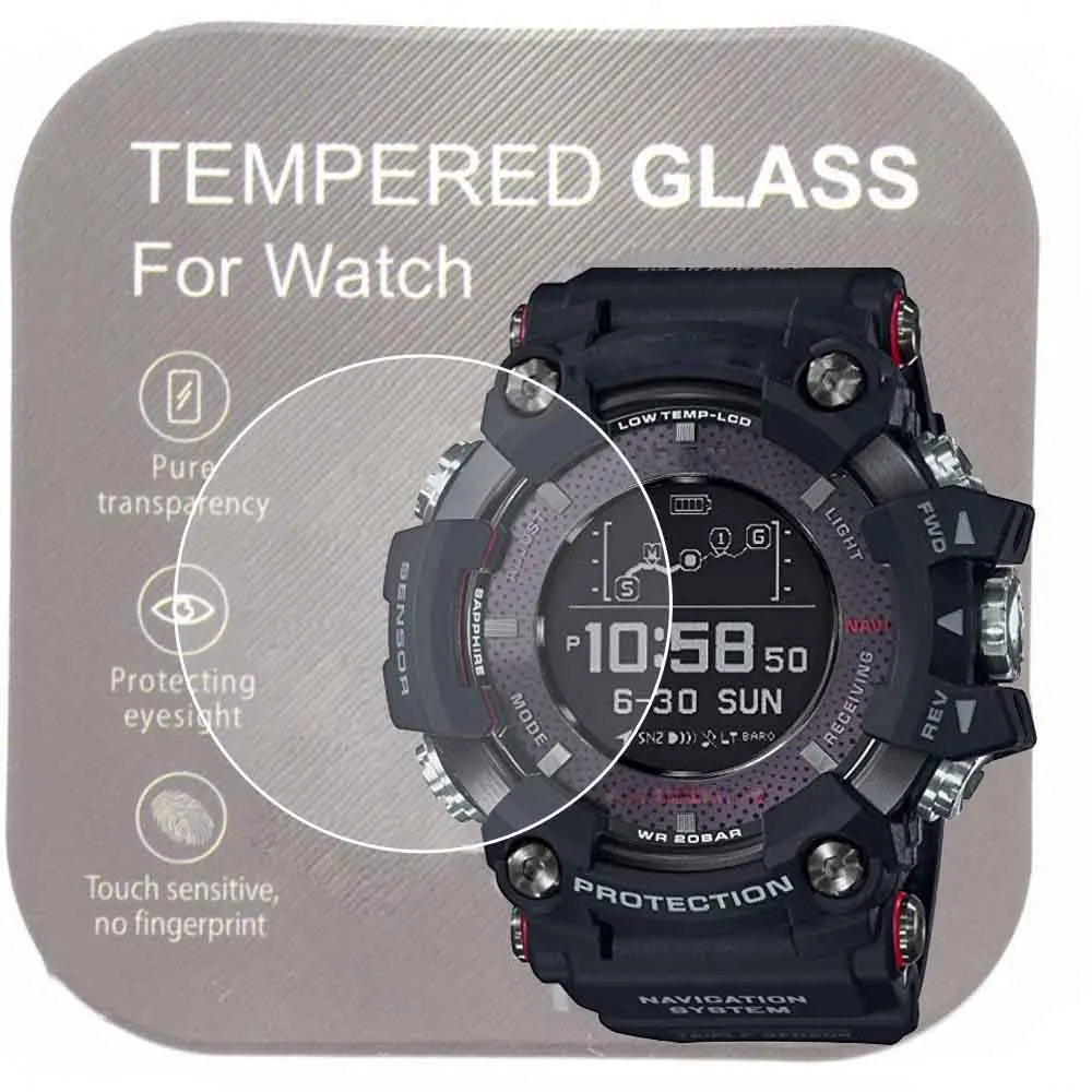 3 Pezzi Di Vetro Per Gpr-B1000 Gbd-H1000 Gbd-100 Ga-110 Gwg2000 Gst-B500 Gpw-1000 9H Protezione Temperata Antigraffio