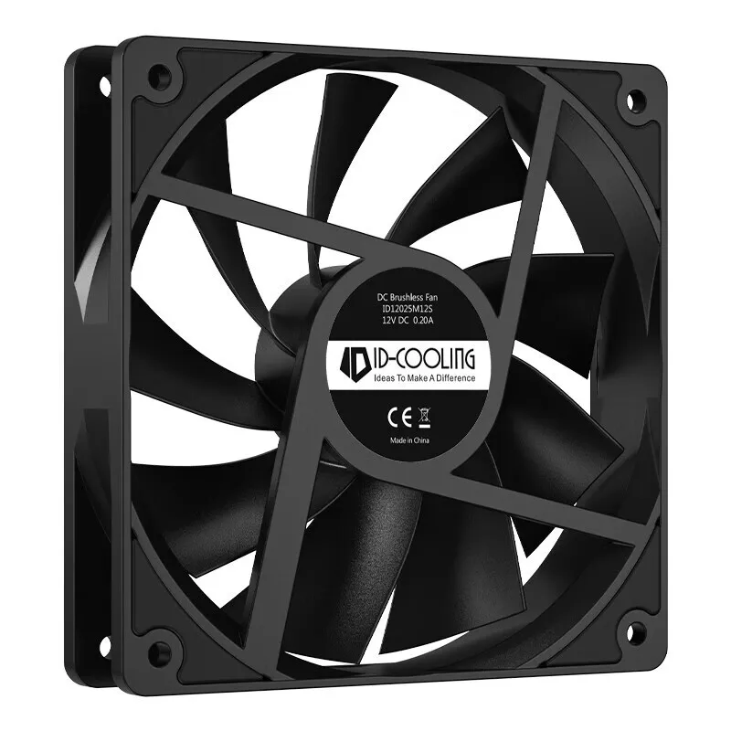 ID-COOLING XF-120-K 120mm 4Pin PWM CPU Cooler PC Case Fan 700-1800RPM Silent Hyd