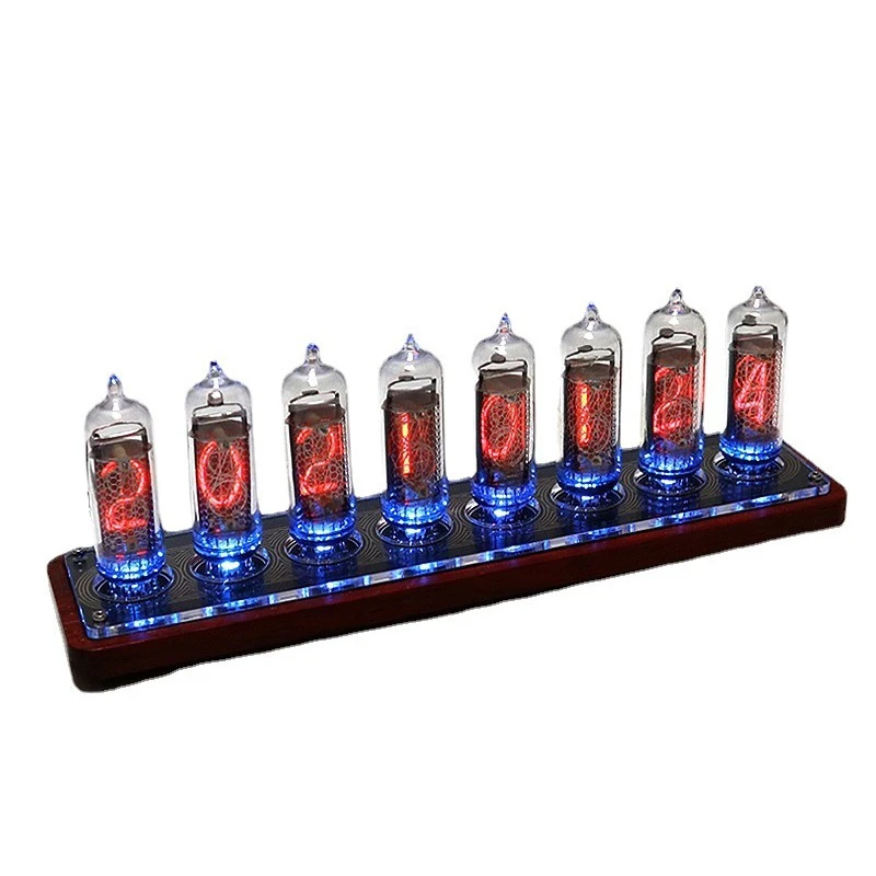 Nixie 튜브 시계 DIY 키트, In14 디지털 시계, 솔리드 우드 레트로 전자 데스크탑 시계, 디지타이징 테이블, 홈 데코 ...