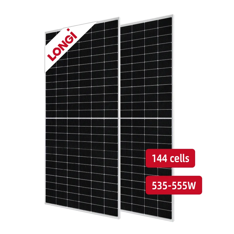 Longi Pannello Solare Perc Mono Pannelli Solari 535W 540W 545W 550W 555W Modulo Fotovoltaico