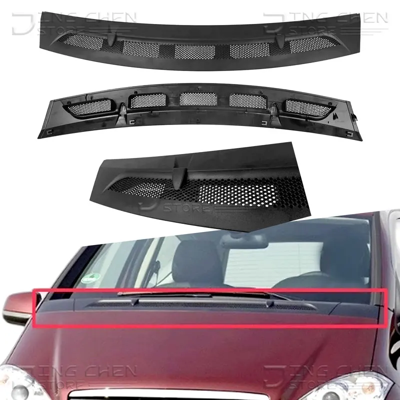 Couvre-calandre De Ventilation Milieu (capot) Pour Mercedes Classe A W169 Et Classe B W245 - Réf: A1698360018