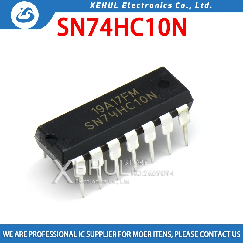 

1PCS HD74HC10P 74HC10P DIP14 HD74HC10 DIP SN74HC10N 74HC10N 74HC10 new and original IC