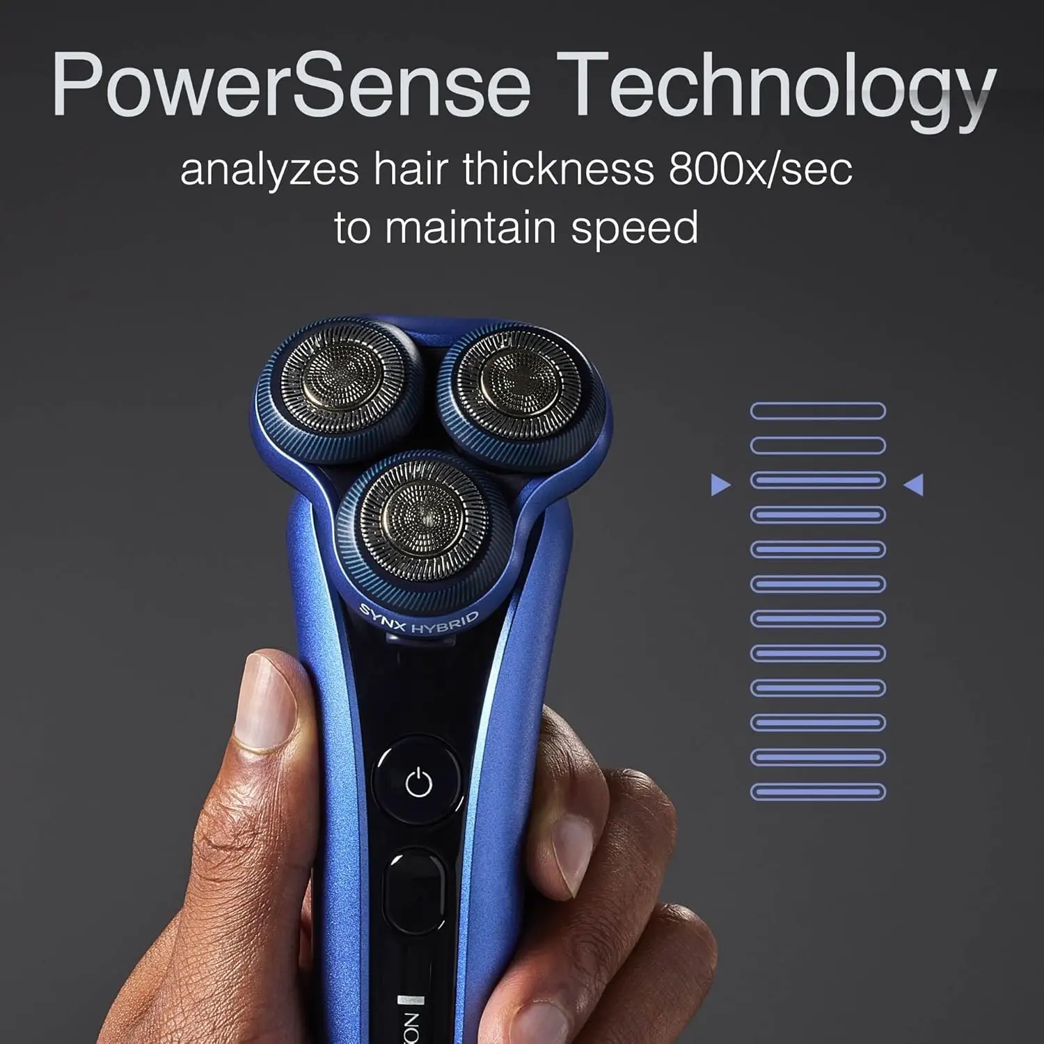 Limitless X7 Shaver for Men, Titanium Blades and Power Sense Technology, Advanced Performance Foil Rotary Electric Shaver with P